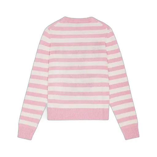 Ganni Striped Graphic Bunny Jumper