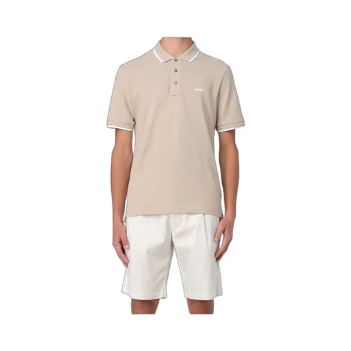 Boss Hugo Boss Logo Detailed Straight Hem Polo Shirt