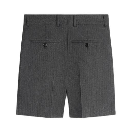 Shorts In Cashmere And Wool Flannel
