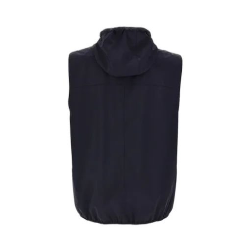 Brunello Cucinelli Logo Embroidered Zip-Up Sleeveless Vest