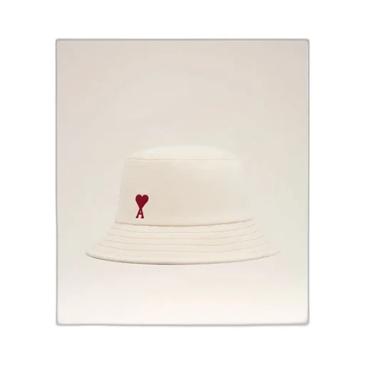 Ami Paris Ami De Coeur Logo Embroidered Bucket Hat