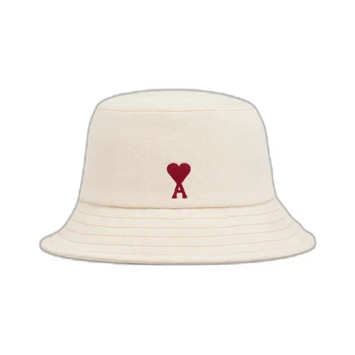 Ami Paris Ami De Coeur Logo Embroidered Bucket Hat