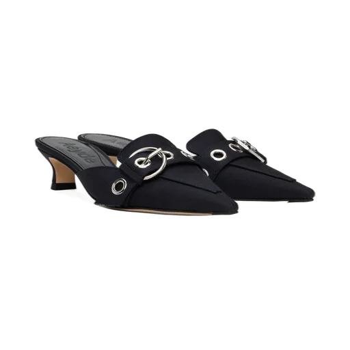 35Mm Danielle Decorative-Buckle Mules