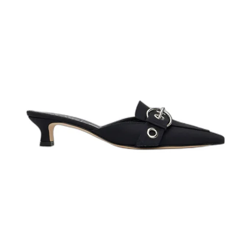 35Mm Danielle Decorative-Buckle Mules