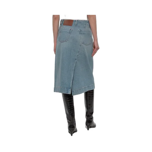 Denim Midi Skirt