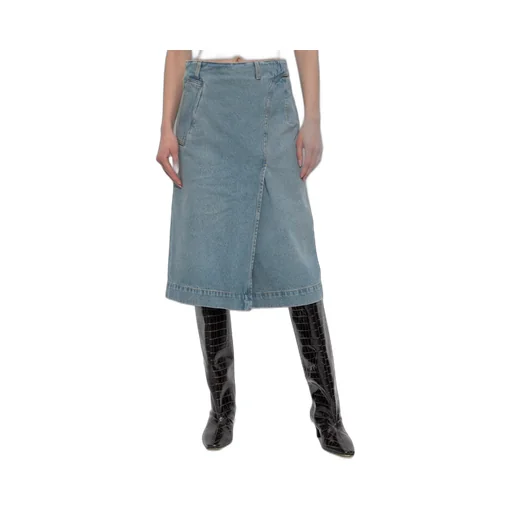 Denim Midi Skirt