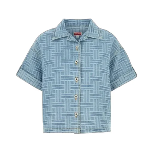Kenzo Weave Stone Bleach Oversized Shirt