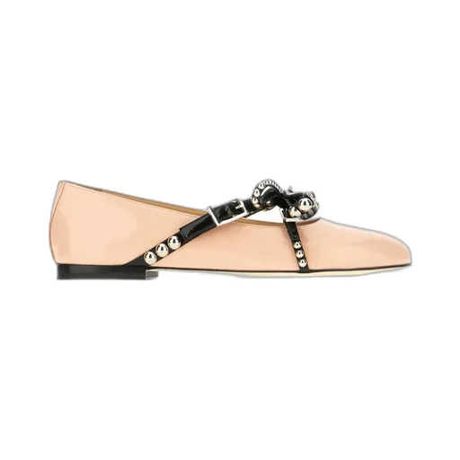 Bow-Detail Ballerinas