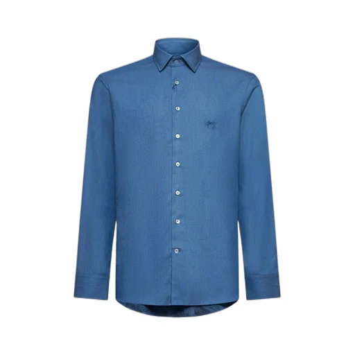 Etro Pegaso Embroidered Long Sleeved Shirt