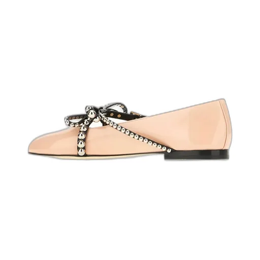 Bow-Detail Ballerinas