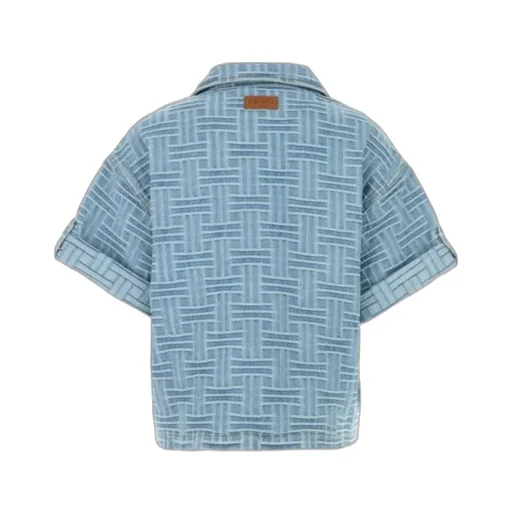 Kenzo Weave Stone Bleach Oversized Shirt