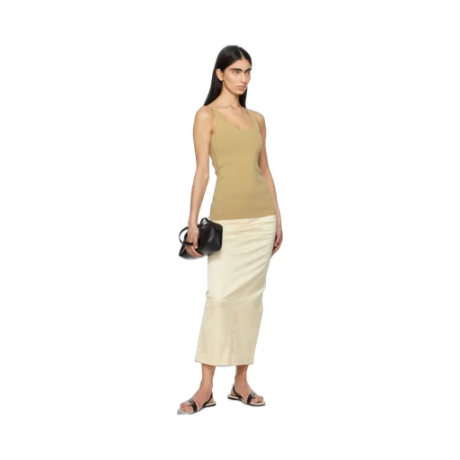 TotÊMe Back-Slit Midi Skirt
