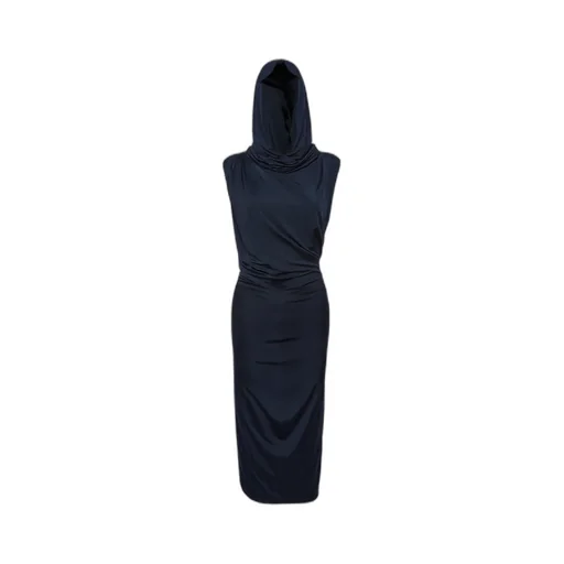 Magda Butrym Sleeveless Hooded Midi Dress