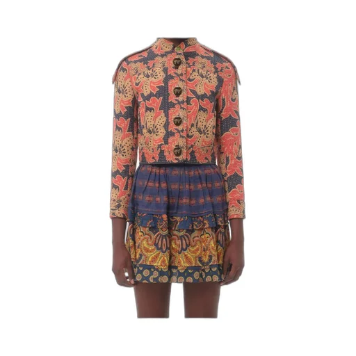 Valentino All-Over Patterned Button-Up Jacket
