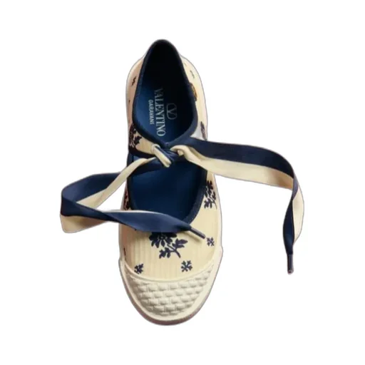 Valentino Bay By Bay Round-Toe Ballerina Sneakers