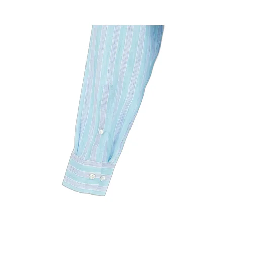 Etro Striped Curved Hem Shirt