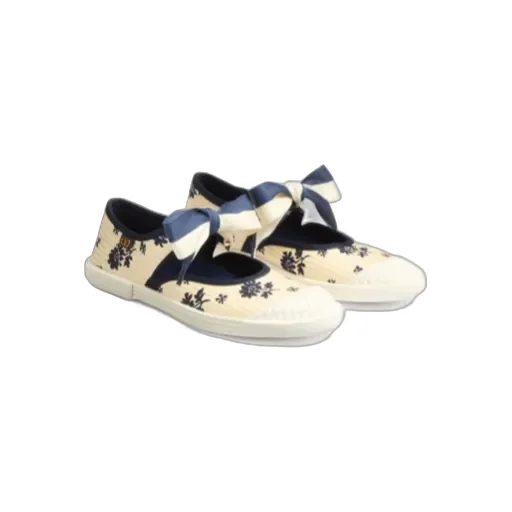 Valentino Bay By Bay Round-Toe Ballerina Sneakers