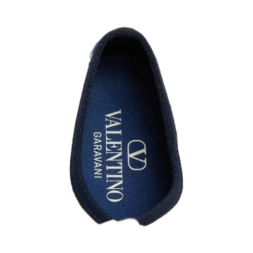 Valentino Bay By Bay Round-Toe Ballerina Sneakers