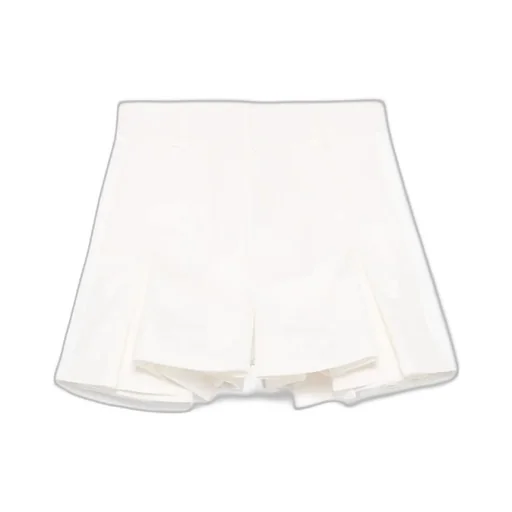 Sacai High Waist Pleated Shorts
