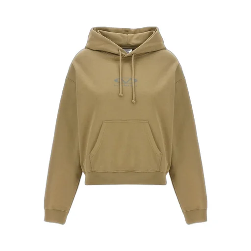 Vetements Logo Printed Drawstring Hoodie