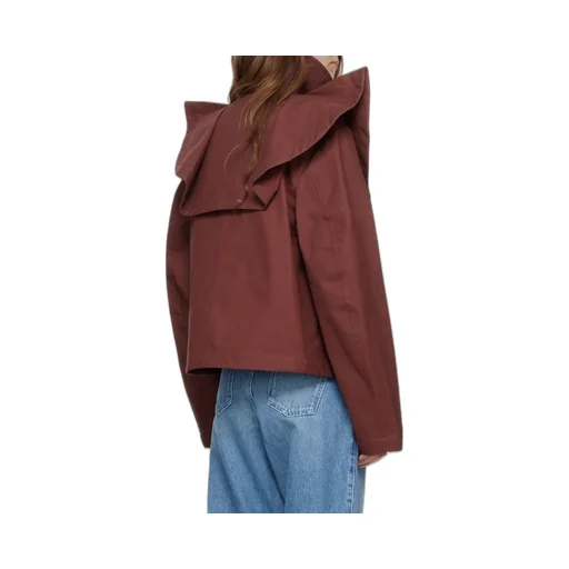 Ruffle-Detailing Jacket