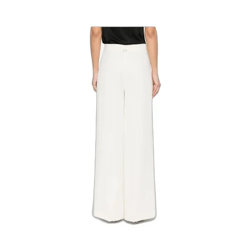 Twinset Pants With Logo Pendant And Side Zip