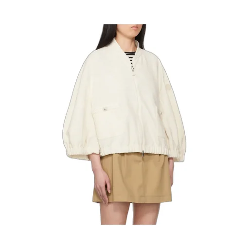 2-In-1 Bouclé Zip-Up Cardigan