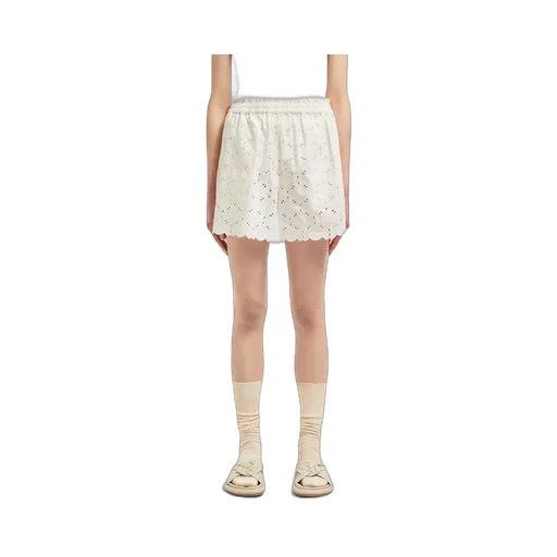 Moncler Broderie Anglaise Shorts