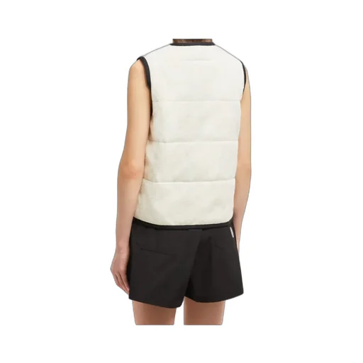 Moncler Terry Cloth Logo Jacquard Padded Gilet