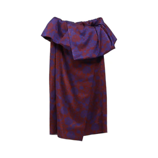 Turned Neck Dress