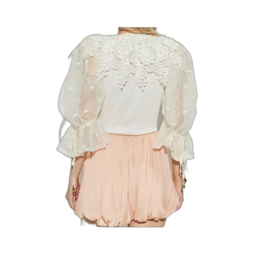 Chloé Puff-Sleeved Bodysuit