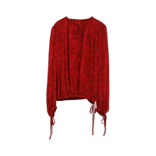 Round Neck Long Sleeve Top