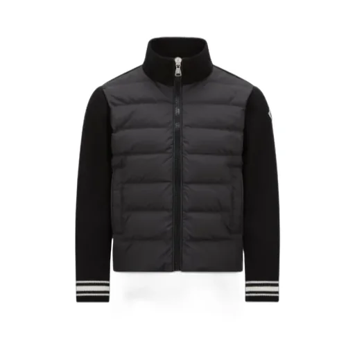Moncler Zip-Up Hooded Padded Jacket