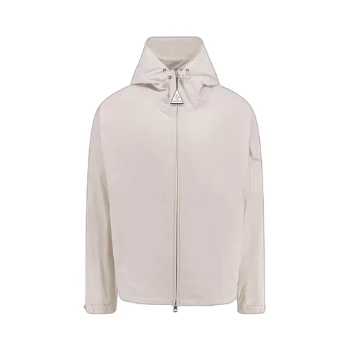 Moncler Logo Patch Zip-Up Hooded Jacket