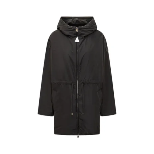 Moncler Saverne Drawstring Zip-Up Parka