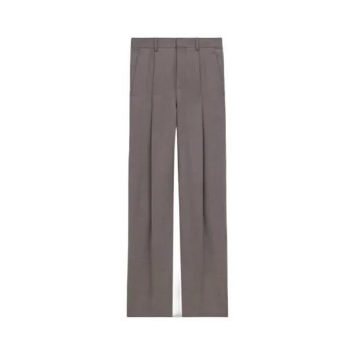 Saint Laurent High Waist Twill Pants