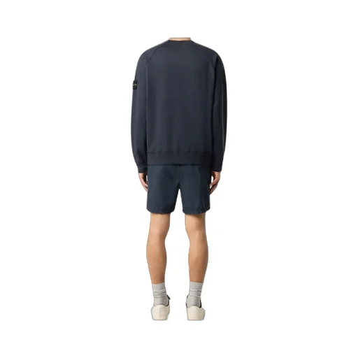 Stone Island Logo Patch Mid-Length Swim Trunks