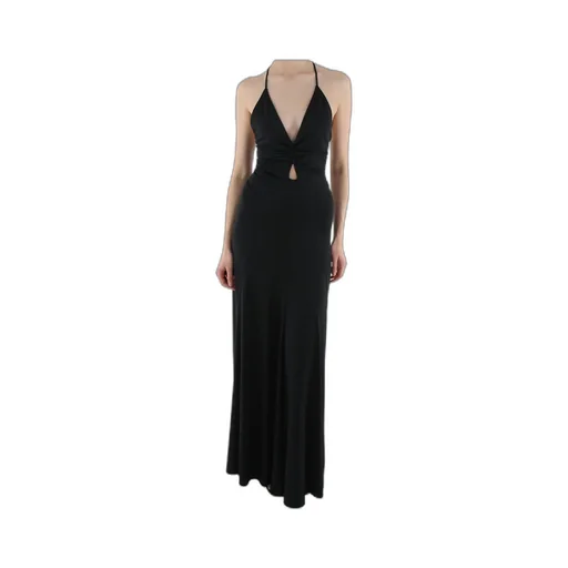 V-Neck Ruched Maxi Dress