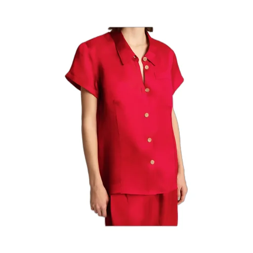 Khaite Keefe Button-Up Blouse