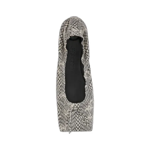 Jacquemus Printed Square Toe Flats