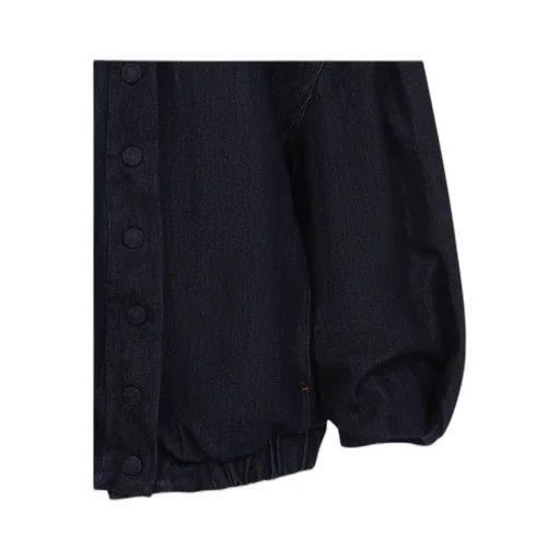 Dries Van Noten Voles High Neck Denim Jacket