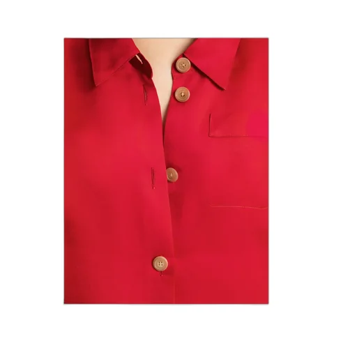 Khaite Keefe Button-Up Blouse