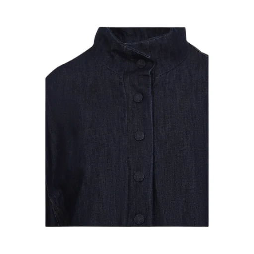 Dries Van Noten Voles High Neck Denim Jacket