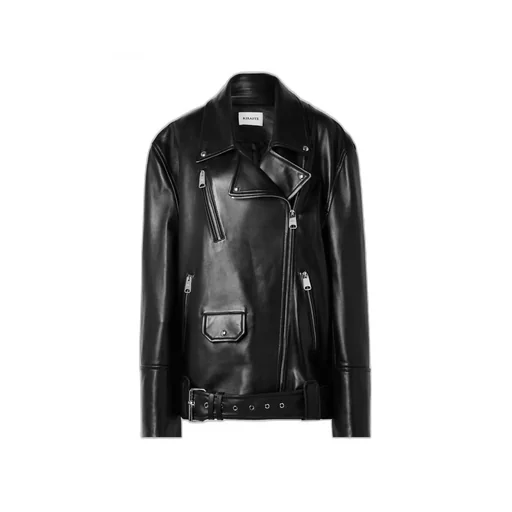 Hansel Belted Leather Jacket