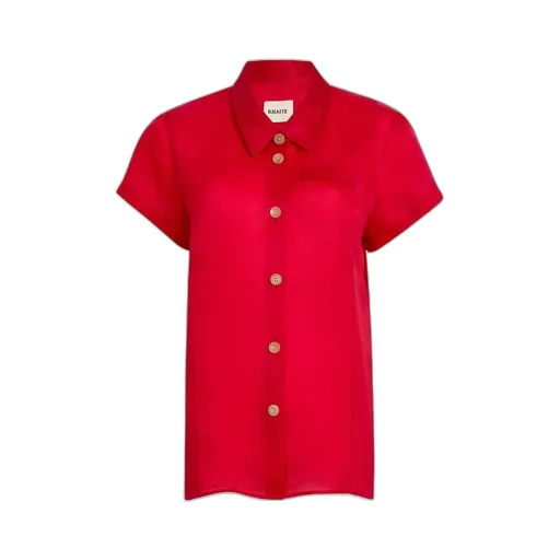 Khaite Keefe Button-Up Blouse