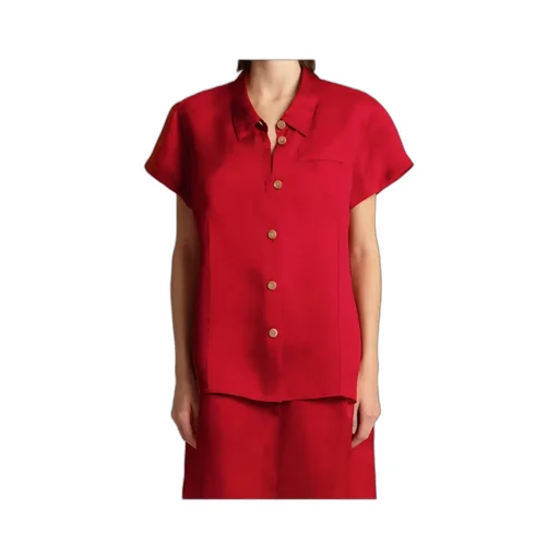 Khaite Keefe Button-Up Blouse
