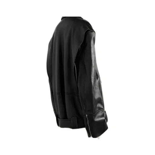 Hansel Belted Leather Jacket