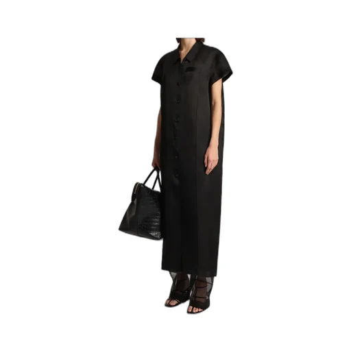 Khaite Effy Short-Sleeved Dress