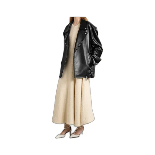 Hansel Belted Leather Jacket