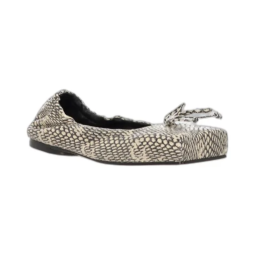 Jacquemus Printed Square Toe Flats